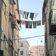фото "Old Genoa, lanes in historical centre"