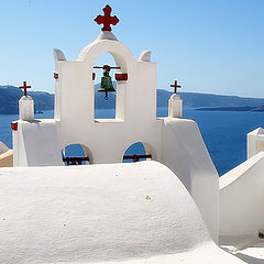 фото "white and Blue in...Santorini!"