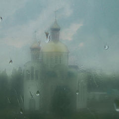 photo "Rain. Temple."