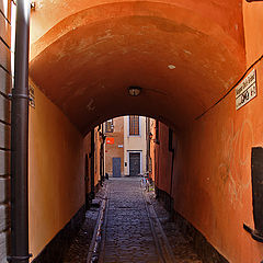 photo "At the old streets of Stockholm."