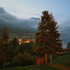 фото "Evening in Alpine village"