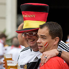 photo "EURO2008. Embrace before play-off"