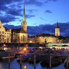 photo "Zurich twilight"