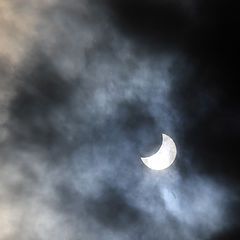 photo "Solar eclipse. Moscow 01.08.2008"