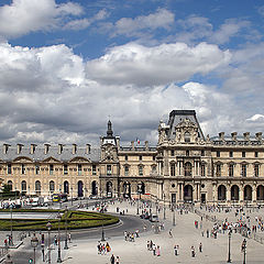 photo "Paris. The square in front of the Louvre."