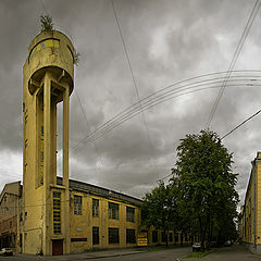 photo "Chernikov tower. RED NAILER factory.Petersburg"