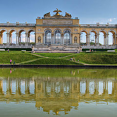 photo "The Schonbrunn Palace Garden Gloriette"