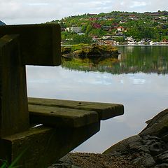 photo "Troldhaugen. Grieg's bench"