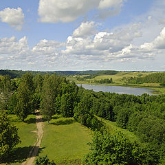 photo "The view from Isborsk fortress tower"