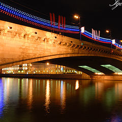 photo "Праздничная иллюминация мостов в Москве"