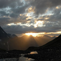 photo "When mountains falling asleep"