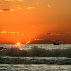 фото "Закат,зажигающий море"