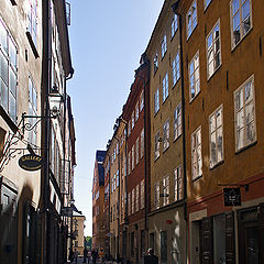 photo "In the narrow streets of Stockholm"