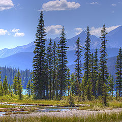 photo "And blue mountains at some distance.."