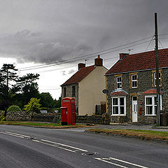 photo "Country landscape with old symbols"