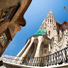 photo "Watchin Sagrada from the floor"