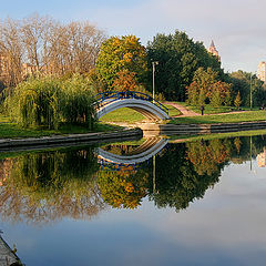 фото "осень у зеркала"