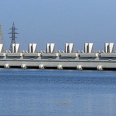 photo "Dam through gulf of Finland."