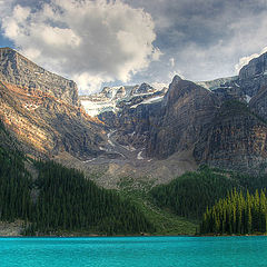 photo "Morain Lake. View of the glacier."