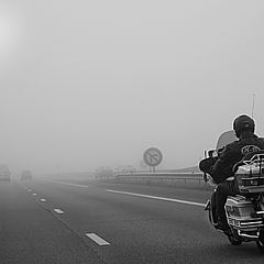 фото "На скорости в туман"
