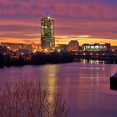 photo "Cold autumn morning. Moscow 2008"