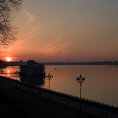 photo "закат на Волге"