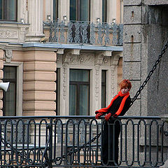 photo "Some orange in a grey day"