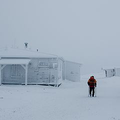 фото "Red man walking"