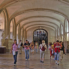 photo "Gallery of the Louvre"