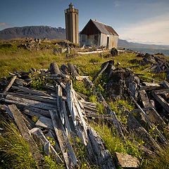 photo "Light house and old house"