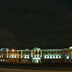 photo "Marsh embankment night after Christmas"