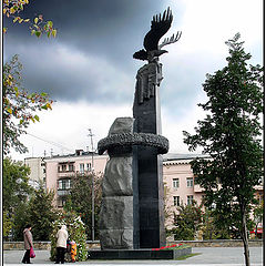 photo "A monument to those who died of Fatherland Defenders"