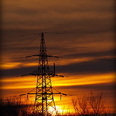 фото "Электрический закат"