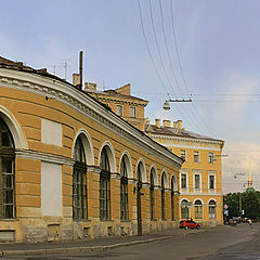 photo "The Grub (round) marketplace. Petersburg"