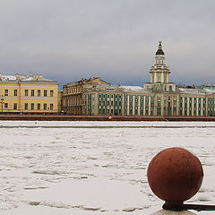 фото "Набережная Невы. Вид на Кунсткамеру"