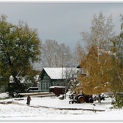 фото "" Неожиданный снег ""