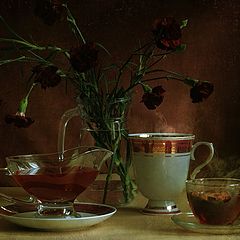 фото "чай с малиновым джемом"