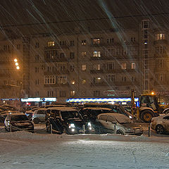 photo "Snowfall and omens crisis"