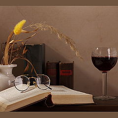 фото "Шекспир, Бальзак и красное вино."