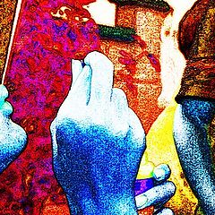 photo "Bubble Girl (ala Peter Max)"