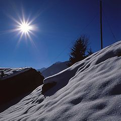 photo "mountain landscape_02_backlit shot"