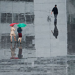 photo "Girls with umbrellas"