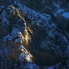 фото "Evening light in the mountains"