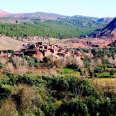 photo "A Berbere Tribe Village in Atlas Mountains of Morocco"