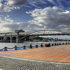 photo "Andreyevsky bridge. Moscow"