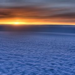 фото "Sunset above a sea of Clouds #2"