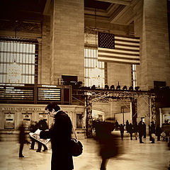 фото "time vacuum in grand central, ny"