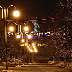 photo "Night Severomorsk"