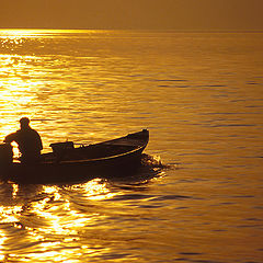 фото "lake fishman sunset"