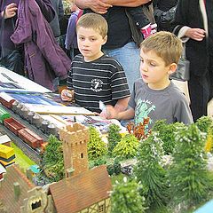 photo "Fascination at model trains."